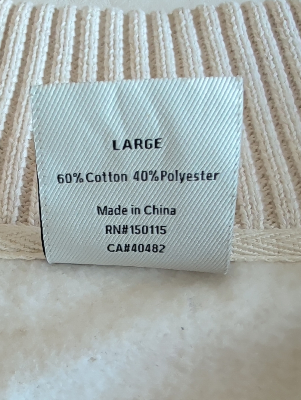 Varley Alisa Zip Through Long Sleeve Oatmeal Colorway Women's Size Large - Picture 6 of 12